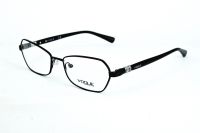 VOGUE Eyewear Brillenfassung VO3970-B 352 53mm Schwarz Metall Vollrand - für Damen und Herren