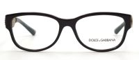 Dolce&Gabbana Damen Brillenfassung DG3185 501 55mm - Schwarz Gold Vollrand