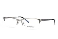 Versace VE1223 1266 54mm Brillenfassung - Halbrand in Silber - Metall - für Damen und Herren