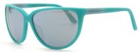 Porsche Design Damen Sonnenbrille P'8588 B 139mm - Türkis, Silber Verspiegelt - Vollrand Kunststoff