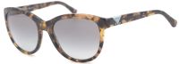 Emporio Armani EA4076 5540/11 Sonnenbrille 56mm - Damen - Braun Gemustert Transparent & Grau Verlauf