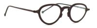 Vintage l.a. Eyeworks Brillenfassung Sage 345M 135mm - Kunststoff Vollrand - Schwarz Lila - Unisex