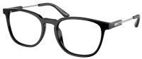 Prada Damen Brillenfassung PR19ZV 1AB-1O1 51mm - Schwarz/Silber mit Original-Etui
