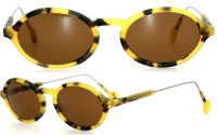 l.a. Eyeworks Damen Sonnenbrille DOT 354 M 125mm - Braunkaramell Gemustert Matt - Kunststoff Vollran
