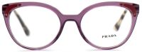 Prada Damenbrillenfassung PR12UV 04N-1O1 51mm - Violett Transparent, Pink, Gold - Kunststoff Vollran
