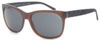 Burberry Damen Sonnenbrille BE4183 3500/87 58mm - Schwarz/Bordeaux-Matt - Graue Gläser