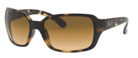 Ray-Ban Damen Sonnenbrille RB4068 710/51 60mm - Havana Braun Vollrand - UV Schutz