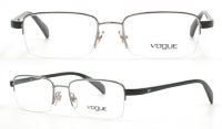 Vogue VO3923 548 53mm Halbrand Metall Brillenfassung - Silber Gr&uuml;n - Unisex