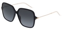 Gucci Sonnenbrille Damen GG1267S 001 60mm - Quadratisch Schwarz Grau Verlauf