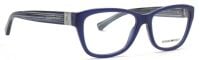 Emporio Armani Brillenfassung EA3084 5518 54mm - Unisex - Blau Vollrand - mit Etui