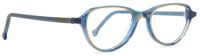 l.a. Eyeworks Bubble 258 Brillenfassung Unisex 132mm - Blau Gelb