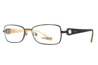 Vogue Eyewear Brillenfassung VO3809-H 837 53mm - Braun Metall Vollrand - Unisex