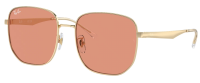 Ray-Ban Sonnenbrille RB3713D 9213/74 57mm - Pale Gold  Metall - Orange- Unisex