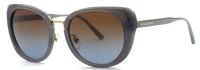 Michael Kors Damen Sonnenbrille MK2062 332113 52mm - Lisbon - Grau Transparent/Gold