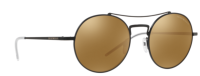 Emporio Armani EA2061 3001/7D 52mm Sonnenbrille - Herren - Schwarz Matt - Bronze Verspiegelt