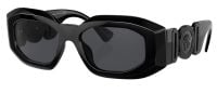 Versace Unisex Sonnenbrille VE4425U 5360/87 - 149mm Rahmen Schwarz-Dunkelgrau