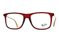 Ray-Ban Brillenfassung RX7054 5525 51mm - Rot Kunststoff Vollrand - Unisex