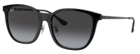 Ray-Ban Sonnenbrille RB4333D 601/8G 55mm  - Schwarz, Grau verlaufende Gläser - Unisex