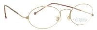 Vintage Looping Damen Sonnenbrille 6010 47mm - Gold Oval - Mit Etui