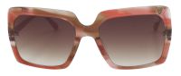 Maison Mollerus Damen Sonnenbrille Davos C1 56mm - Rot Transparent Vollrand Design