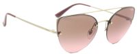 Vogue Sonnenbrille VO4074-S 848/H8 57mm - Damen Gold Halbrand - Braun Gradient