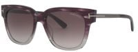 Tom Ford Sonnenbrille TF436 Tracy 53mm - Violett quadratisch Unisex - UV-Schutz
