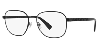 Versace VE1290 1261 56mm Unisex Brillenfassung - Schwarz Matt Geometrisch