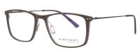 Eigensign Hybrid Unisex Brillenfassung 5721 c2 53mm - Holzoptik, Silber - Vollrand