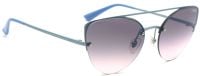 Vogue Sonnenbrille Damen VO4074-S 5077H9 57mm - Blau Randlos mit UV-Schutz