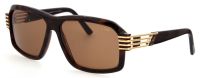 Cazal Herren Sonnenbrille CZ8023 61mm - Braun Gold - Stilvoll & Schutz