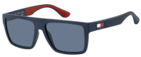 Tommy Hilfiger Sonnenbrille TH1605/S IPQKU 56mm - Blau Matt für Herren und Damen