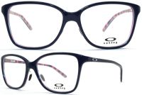 Oakley Damen Brillenfassung OX1126-05 54mm - Blau Magenta-Blau-Grau Gestreift Kunststoff Vollrand