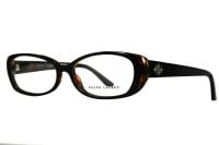 Ralph Lauren Damen Brillenfassung RL6089 5260 55mm - Kunststoff Vollrand - Dunkel Havana Braun