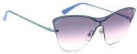 Vogue Damen Sonnenbrille VO4079-S 5077H9 139mm - Blau Shield Metall Randlos