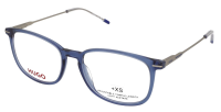 Hugo Unisex-Brillenfassung HG1205 PJP 54mm -Blau Transparent -Rechteckig- Light Acetat