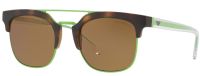 Emporio Armani EA4093 5089/83 52mm Sonnenbrille - Havana Matt/Gr&uuml;n - Damen und Herren - Ausstel