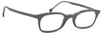 l.a. Eyeworks HUEY 338 Brillenfassung 130mm - Braun Schwarz Vollrand - Unisex