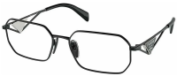 Prada Damen Brillenfassung PRA53V 1AB-1O1 54mm- Schwarz Metall
