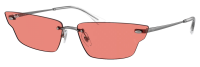Ray-Ban Sonnenbrille RB3731 004/84 63mm ANH - Silber, Pink