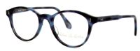 Robert La Roche Unisex Brillenfassung MOD.446 CA107 47mm - Blau Schwarz Gemustert Transparent - Voll