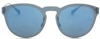 Emporio Armani Sonnenbrille EA2049 3173/55 53mm - Blau Verspiegelt - Für Damen und Herren