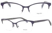 Prada Damen Brillenfassung VPR60P 54mm - Lila Metallic Grün Lila Gemustert - Ausstellungsst&uum