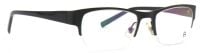Freudenhaus Brillenfassung Louis 1 DGR-BLK 49mm - Titanium Halbrand - Schwarz - Unisex