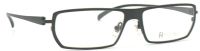 Freudenhaus Unisex Sonnenbrille Rufus GPA 55mm - Titan Schwarz Rechteckig - mit Etui