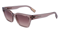 LACOSTE Damen Sonnenbrille L6002S 035 53mm - Rechteckig, Vollrand, UV Filter 2, Kunststoff