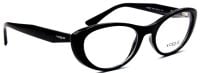 Vogue Brillenfassung VO2989 W44 52mm - Schwarz Kunststoff Vollrand für Damen und Herren