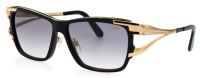 Cazal Damen Sonnenbrille CZ8013/1 55mm - Schwarz Gold - Grau Verlaufsgl&auml;ser
