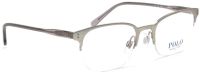 Polo Ralph Lauren Herren Brillenfassung PH1163 9238 51mm - Halbrand - Silber Transparent