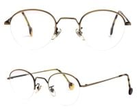 l.a. Eyeworks Vintage Brillenfassung JOEY 442 Halbrand - Holzoptik 125mm - für Damen und Herren