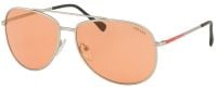 Prada Sport Sonnenbrille PS55US QFP-291 61mm - Silber Matt/Orange - Unisex